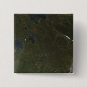 Fall colors in northwestern Russia Pinback Button
