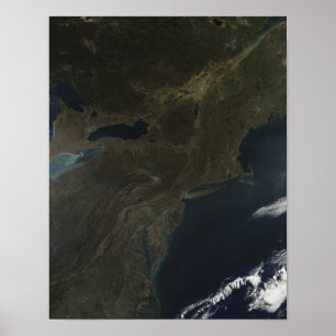 Fall colors in the eastern United States Poster