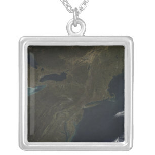Fall colors in the eastern United States Silver Plated Necklace