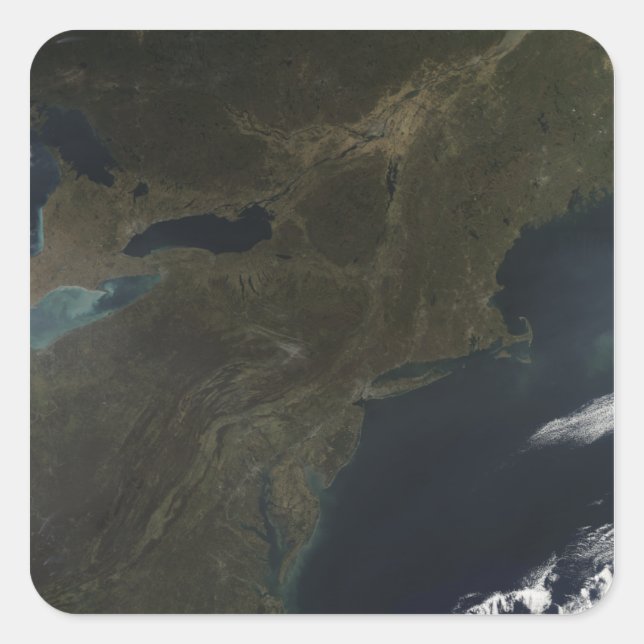 Fall colors in the eastern United States Square Sticker (Front)