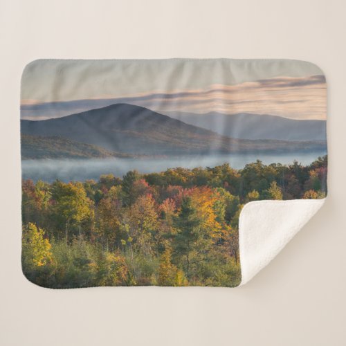 Fall Colors in the White Mountains Sherpa Blanket