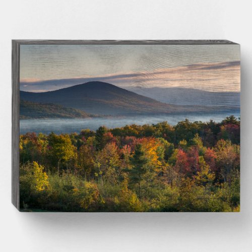 Fall Colors in the White Mountains Wooden Box Sign