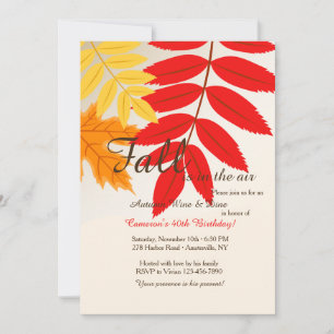 Fall Colors Invitation