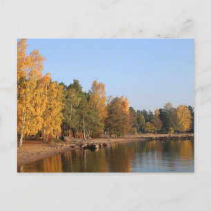 Fall Colors Landscape from Espoo, Finland Postcard