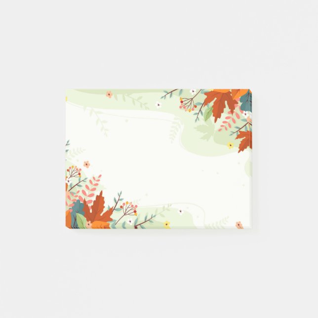 Fall Colors Leaves Notes (Front)