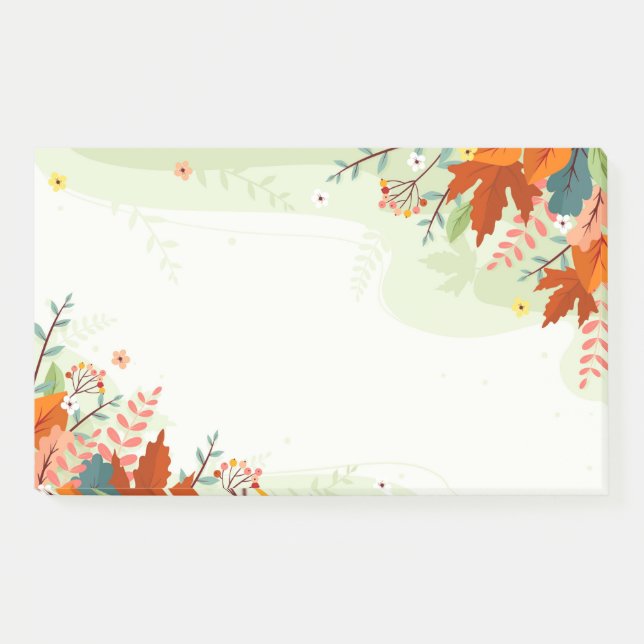 Fall Colors Leaves Notes (Front)