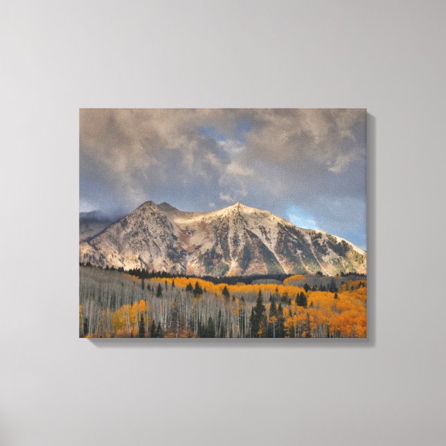 Fall Colors of Aspens, Keebler Pass Canvas Print (Front)