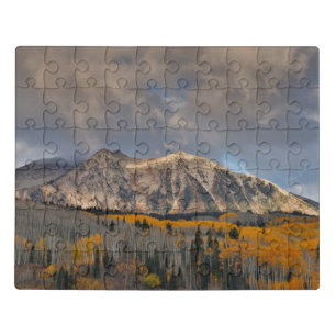 Fall Colors of Aspens, Keebler Pass Jigsaw Puzzle