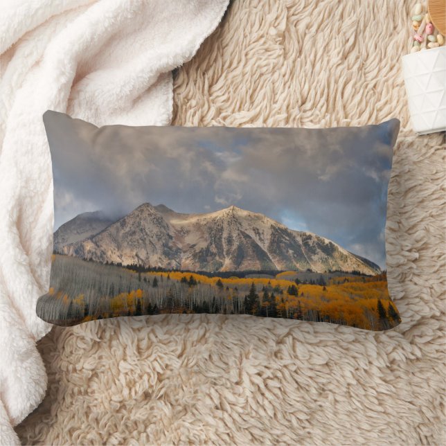 Fall Colors of Aspens, Keebler Pass Lumbar Pillow (Blanket)