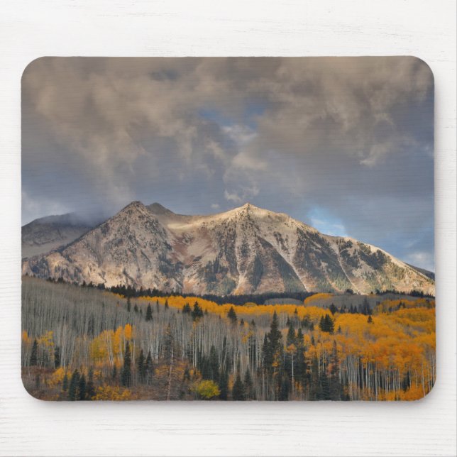 Fall Colors of Aspens, Keebler Pass Mouse Pad (Front)