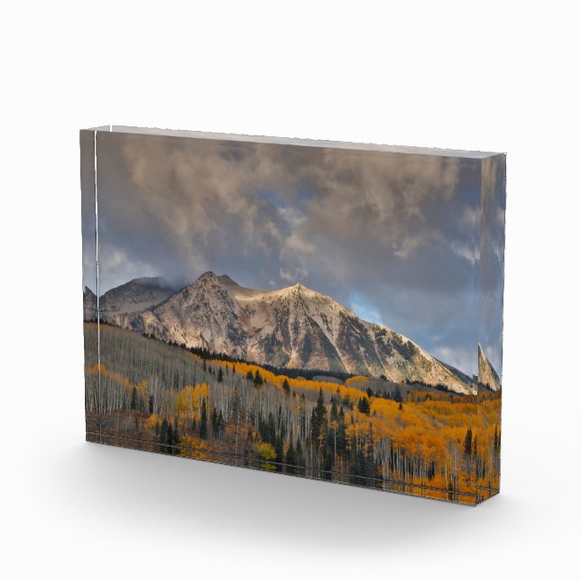 Fall Colors of Aspens, Keebler Pass Photo Block (Right)
