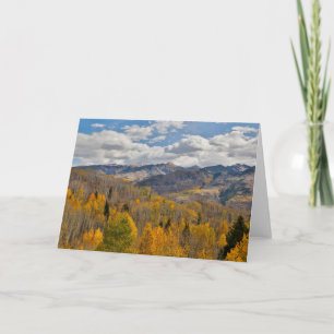 Fall Colors of Aspens & Oaks Keebler Pass Card