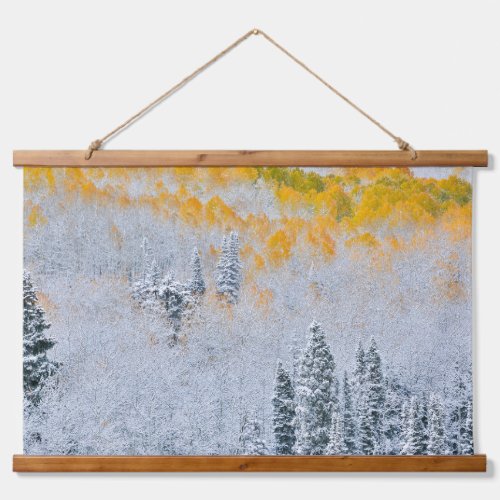 Fall Colors of Aspens  Rocky Mountains Colorado Hanging Tapestry