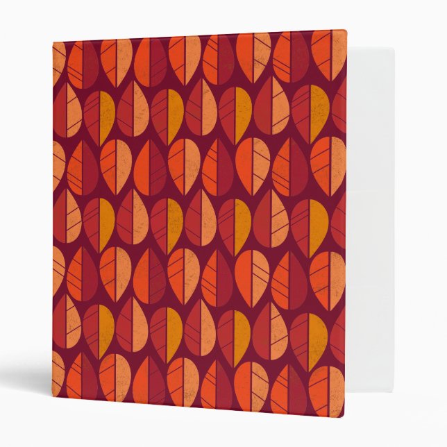 Fall Colors Pattern Binder (Front/Inside)