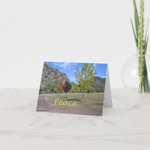Fall Colors: Peace Note Card