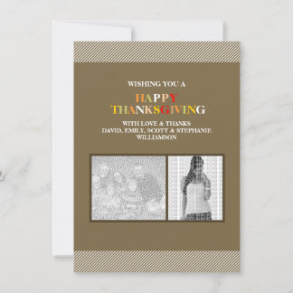 Fall Colors Photo Thank You Card