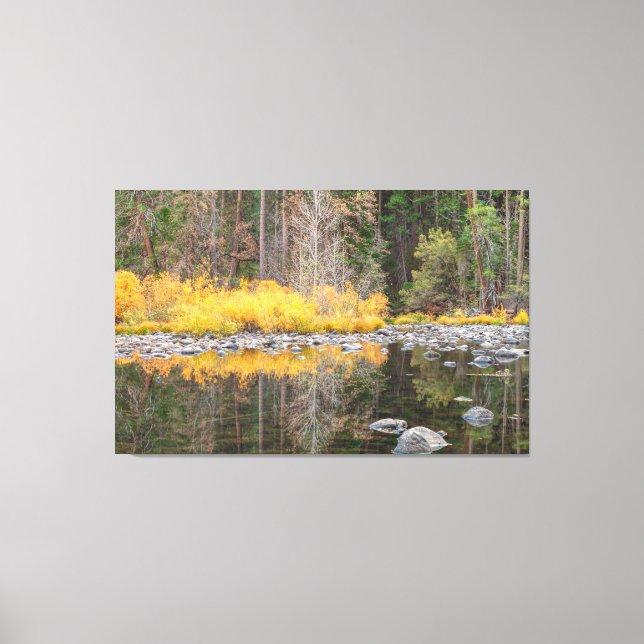 Fall Colors Reflections Canvas Print (Front)