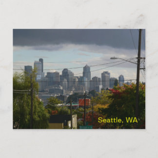 Fall Colors Seattle Postcard