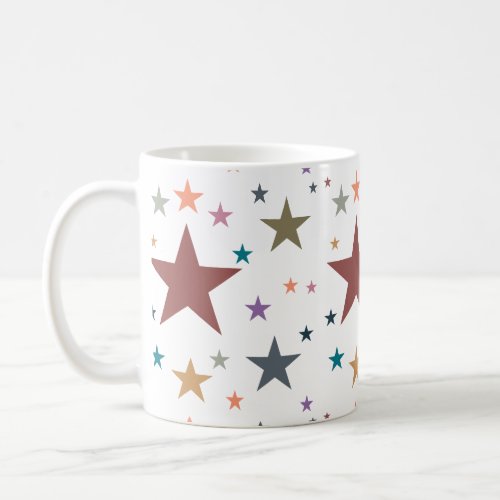 Fall Colors Stars Coffee Mug