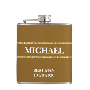 Fall Colors Wedding Flask