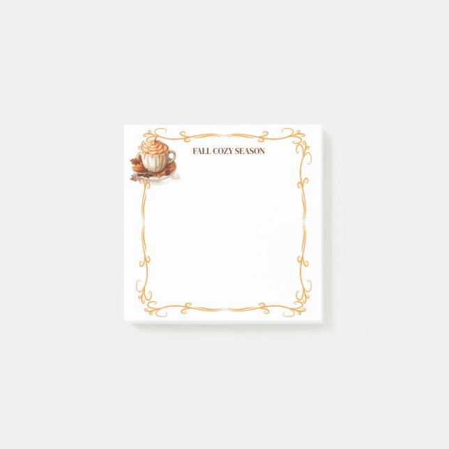 Fall Cozy Season Post Notes (Front)