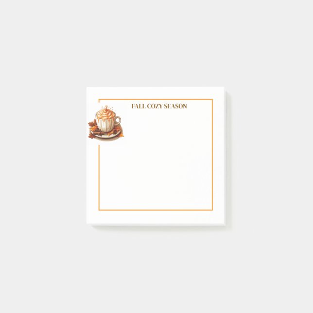 Fall Cozy Season Post Notes (Front)
