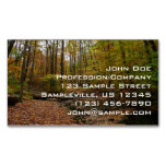 Fall Creek at Laurel Hill State Park Pennsylvania Business Card Magnet