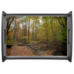 Fall Creek at Laurel Hill State Park Pennsylvania Serving Tray