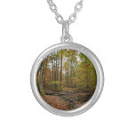 Fall Creek at Laurel Hill State Park Pennsylvania Silver Plated Necklace