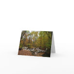 Fall Creek at Laurel Hill State Park Pennsylvania Thank You Card