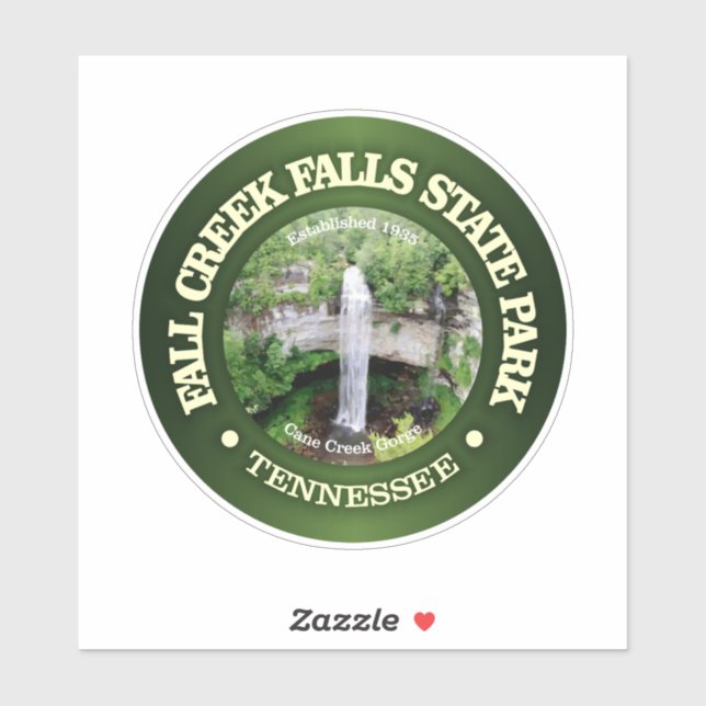 Fall Creek Falls SP Sticker (Sheet)
