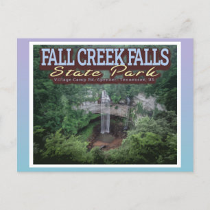 FALL CREEK FALLS STATE PARK - TENNESSEE USA POSTCARD
