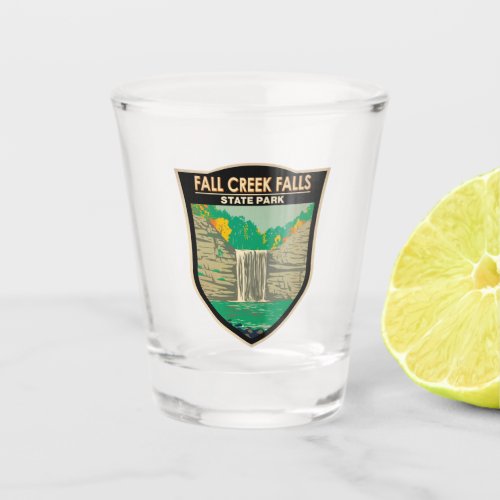 Fall Creek Falls State Park Tennessee Vintage   Shot Glass