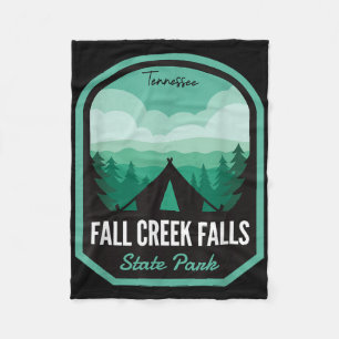 Fall Creek Falls State Park Tn Camping  Fleece Blanket