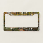Fall Creek with Reflection at Laurel Hill Park License Plate Frame
