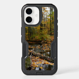 Fall Creek with Reflection at Laurel Hill Park iPhone 16 Case