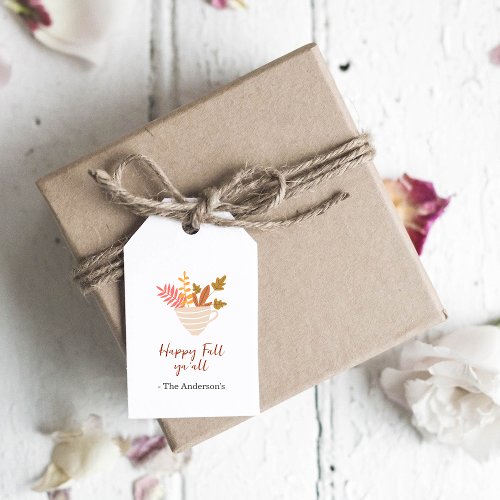 Fall Custom Quote  Gift Tags