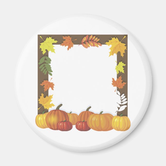 Fall Decorative Border Magnet (Front)