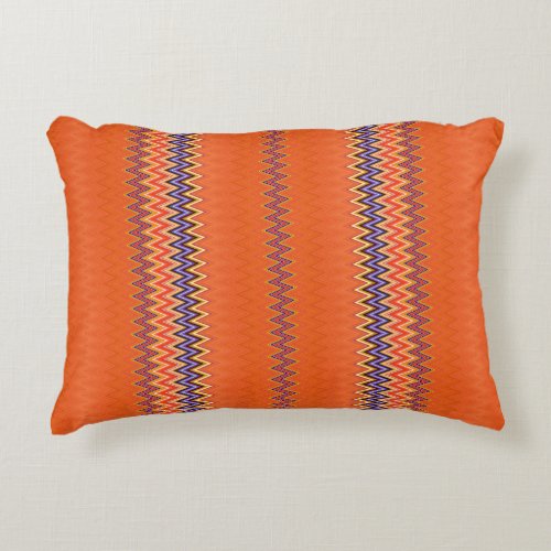 Fall Delight Zigzag Accent Pillow