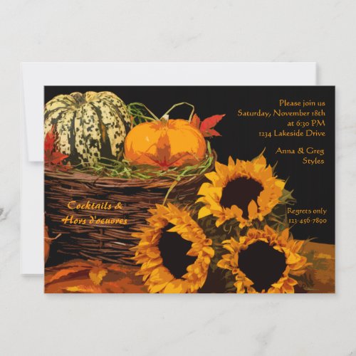 Fall Delights Invitation