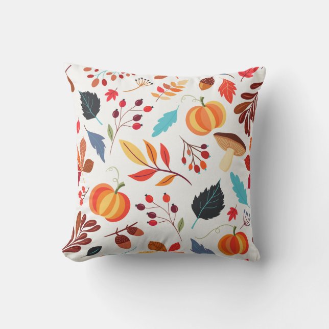 Fall Delights Outdoor Pillow (Front)
