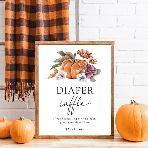 Fall Diaper Raffle Poster