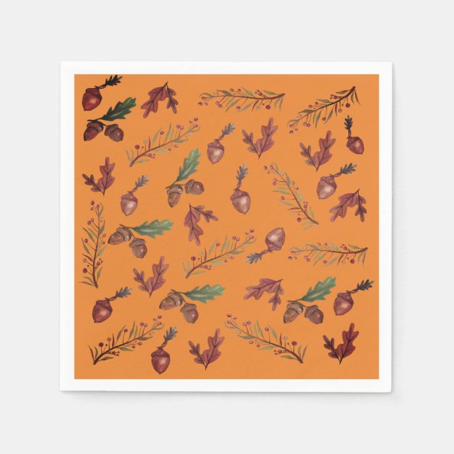 Fall Dinner  Napkins (Front)