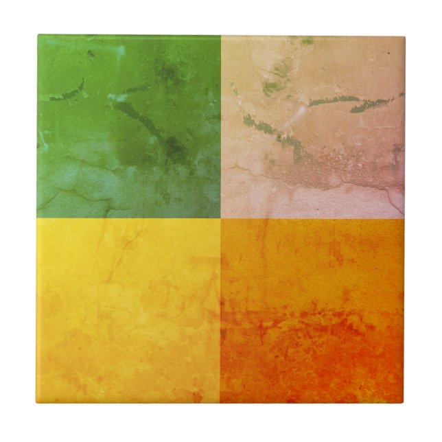 Fall Distressed COOL Rustic Ceramic Tile (Front)