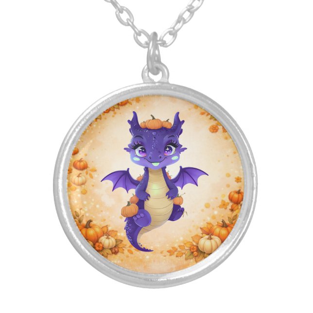 Fall Dragon Lover Necklace (Front)