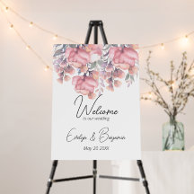 Fall Dusty Rose Welcome to wedding
