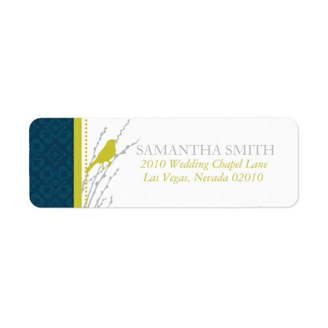 Fall Elegance Address Label B (Front)