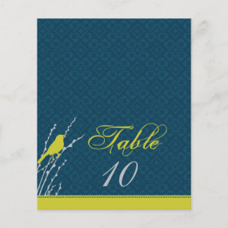 Fall Elegance Table Card 2