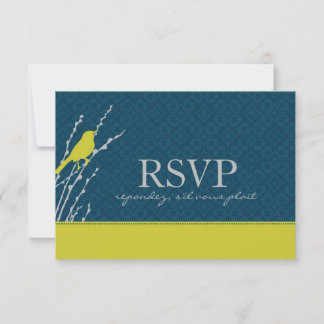 Fall Elegance Wedding RSVP Card B