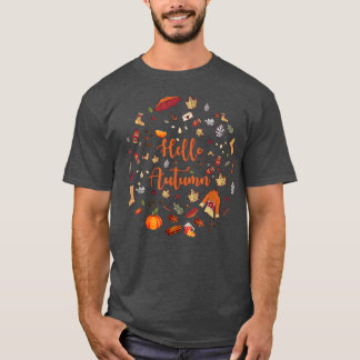 Fall Elements Hello Autumn Its Fall Yall  T-Shirt